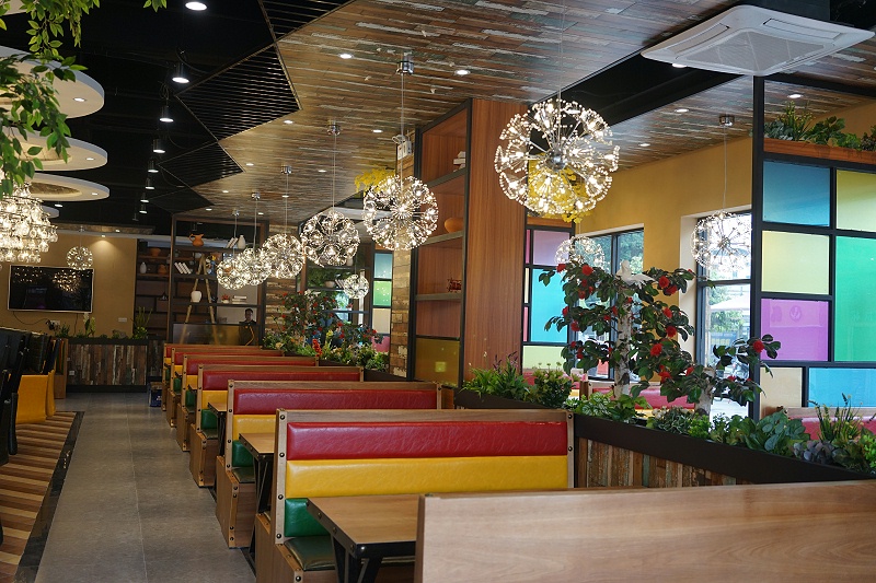燒烤店裝修設計效果圖