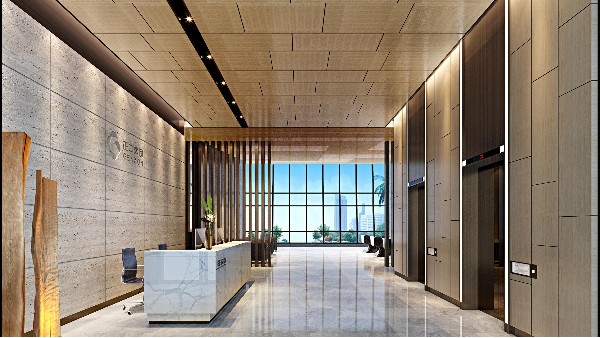 深圳辦公室裝修前臺的材料如何選擇?不同的企業適合怎樣的材質？